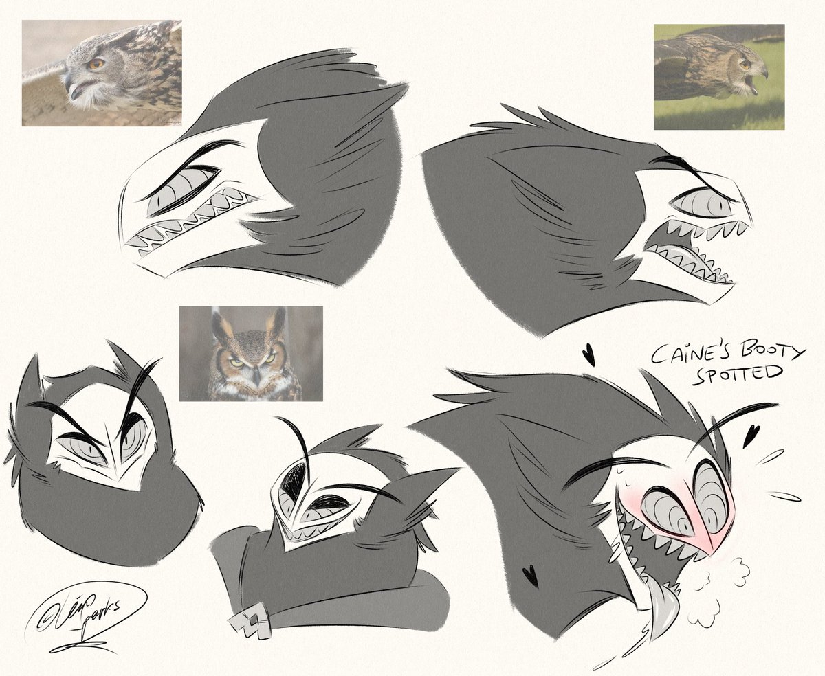 funkibeast's tweet image. Some practice on AM's expressions using owls as refs, since my idea was, that AM based his avatar appearance on birds with the symbolism of a bird trapped in a cage, but as well admiring owls as apex predators. #ihavenomouthandimustscream #ihnmaims #am #alliedmastercomputer