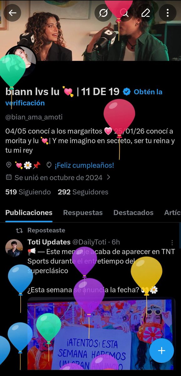 biann lvs lu 💘 | 11 DE 19 tweet media