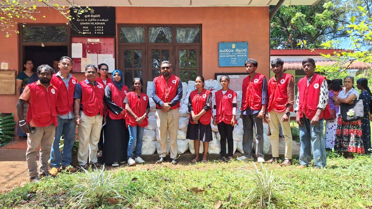 Sri Lanka Red Cross Society tweet media