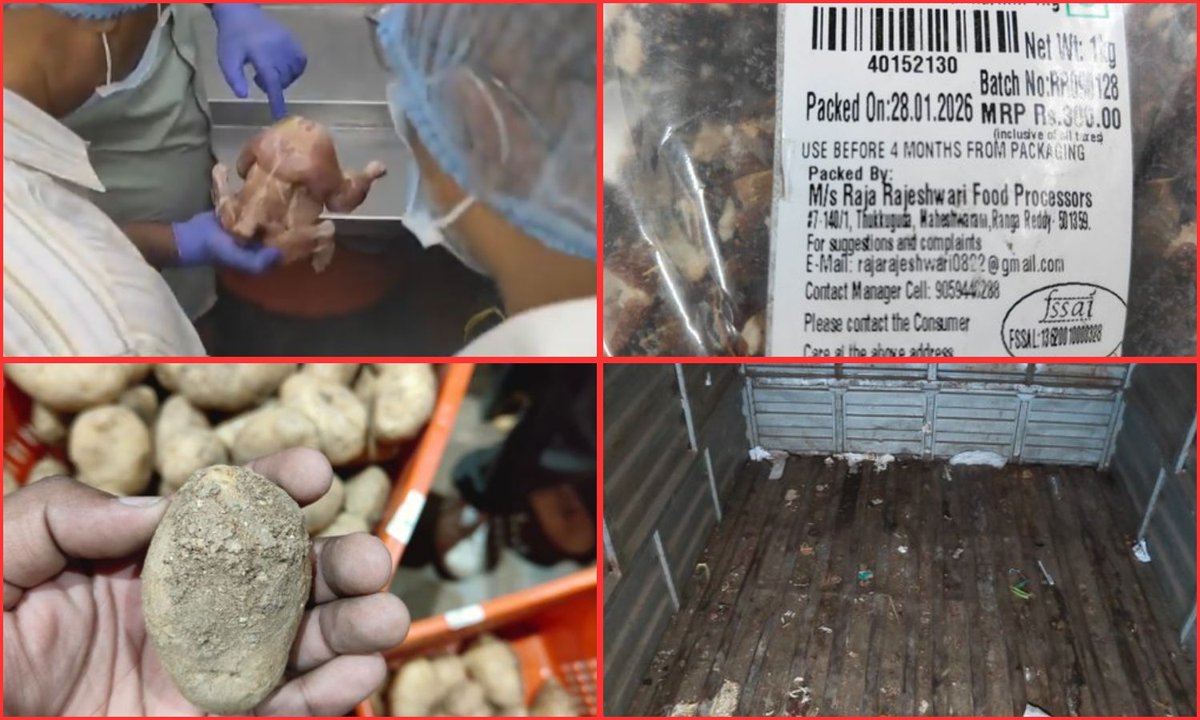 Charminar_News's tweet image. کومپلّی میں گودام پر فوڈ سیفٹی خلاف ورزیاں سامنے آگئیں، حکام کی سخت کارروائی جاری۔

charminarnews.in/kompally-food-…

#FoodSafety #Telangana #Inspection