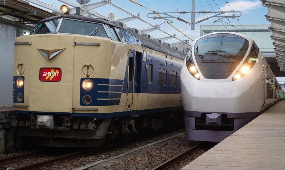 583系がJR東海の東海道線に入ったり、わくわくドリームも乗車して来た