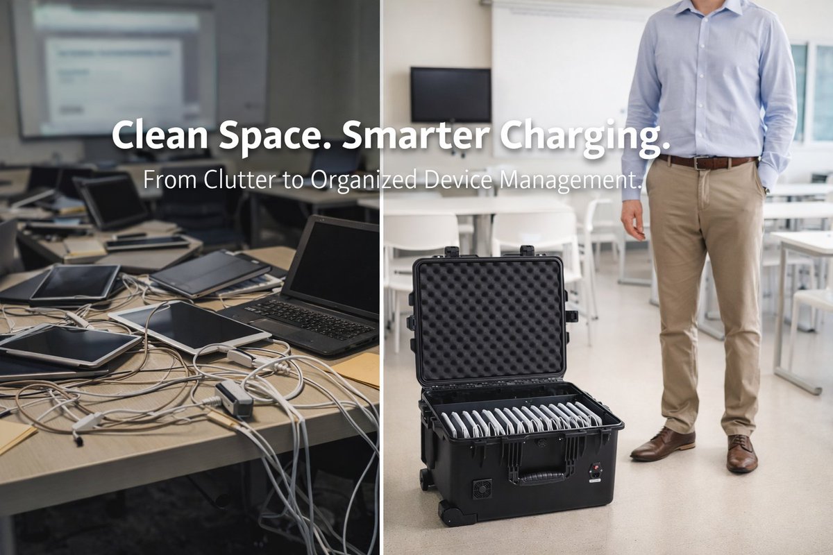 FineDEE_Product's tweet image. Limited space?

Centralized charging = less clutter, more efficiency.

A charging trolley keeps devices organized and your workspace clean.

🔗 finedee.com

#ChargingTrolley #Workspace #EdTech