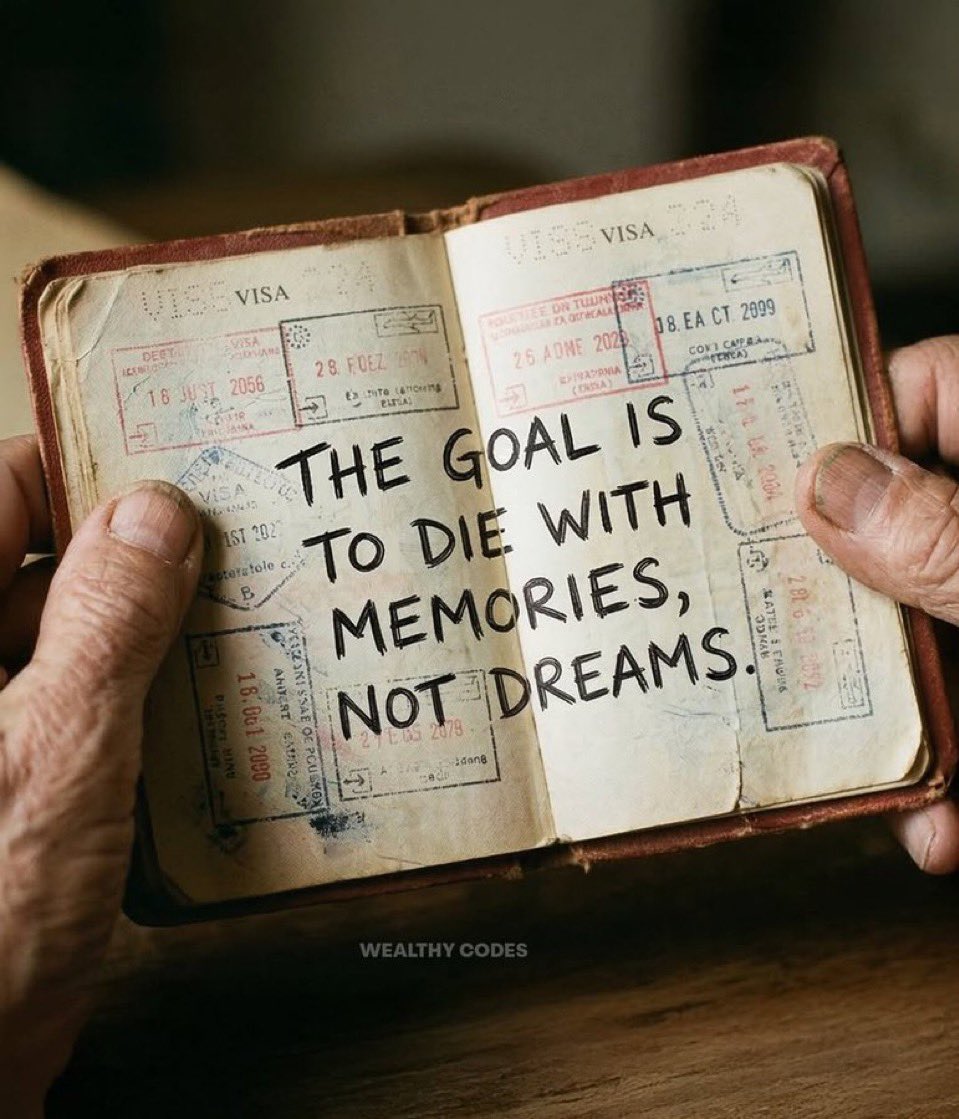 FrankKhalidUK's tweet image. The goal is to die with memories and not dreams. #MondayThoughts