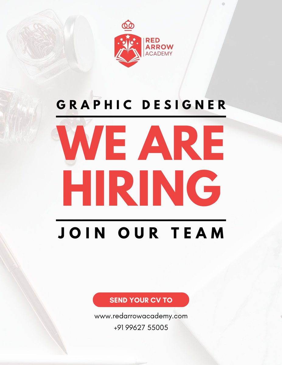 REDARRO75050695's tweet photo. We're Hiring! Join Our Team!
.
.
.
#NowHiring #WeAreHiring #redarrowacademy #JobOpportunity #CareerGrowth #JoinOurTeam #HiringAlert #DreamJob #WorkWithUs #JobOpening #jobsearch https://t.co/ghgHDTyXAv