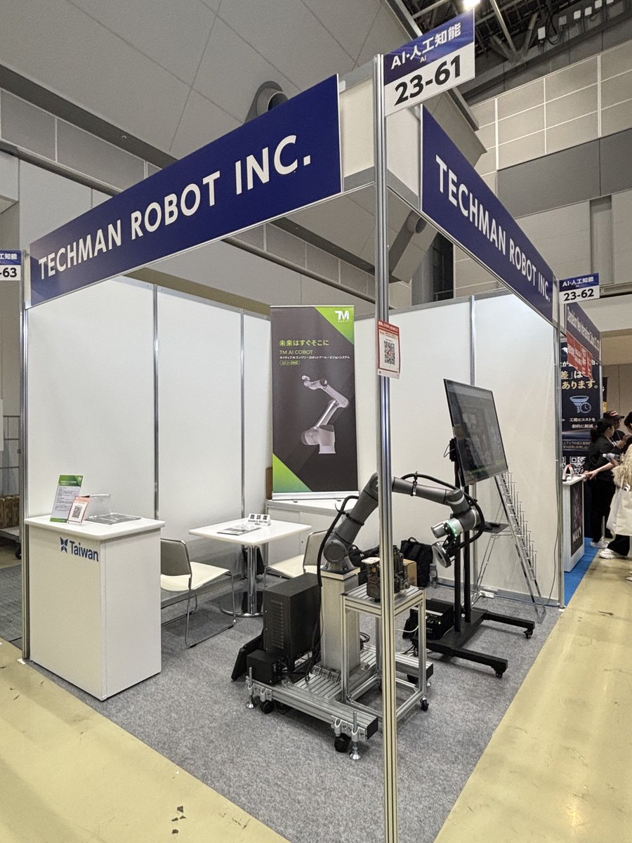 techmanrobot's tweet image. What a wonderful experience with AI Expo Tokyo Spring last week 🎉🌸

Thank you to everyone who stopped by and SSI's 4-day support!

#Tokyo #automation #manufacturing #TM #tmrobot #techmanrobot #AI #TMAICOBOT #cobot