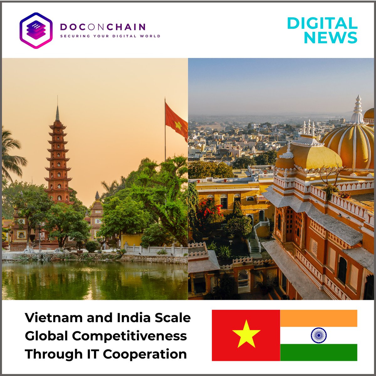 doconchain's tweet image. 📰 DIGITAL TRANSFORMATION NEWS 🖋️

Vietnam and India partner to sync IT and manufacturing, securing supply chains and driving tech innovation investment.

Read More: doconchain.com/news-center/vi…

#DigitalTransformation #DigitalNews #ITPartnership #Vietnam #India