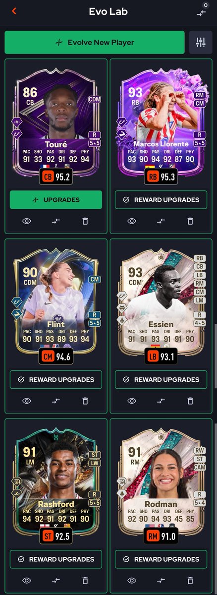 Como críticas as EVOS em FC 26 se elas me possibilitam isso?