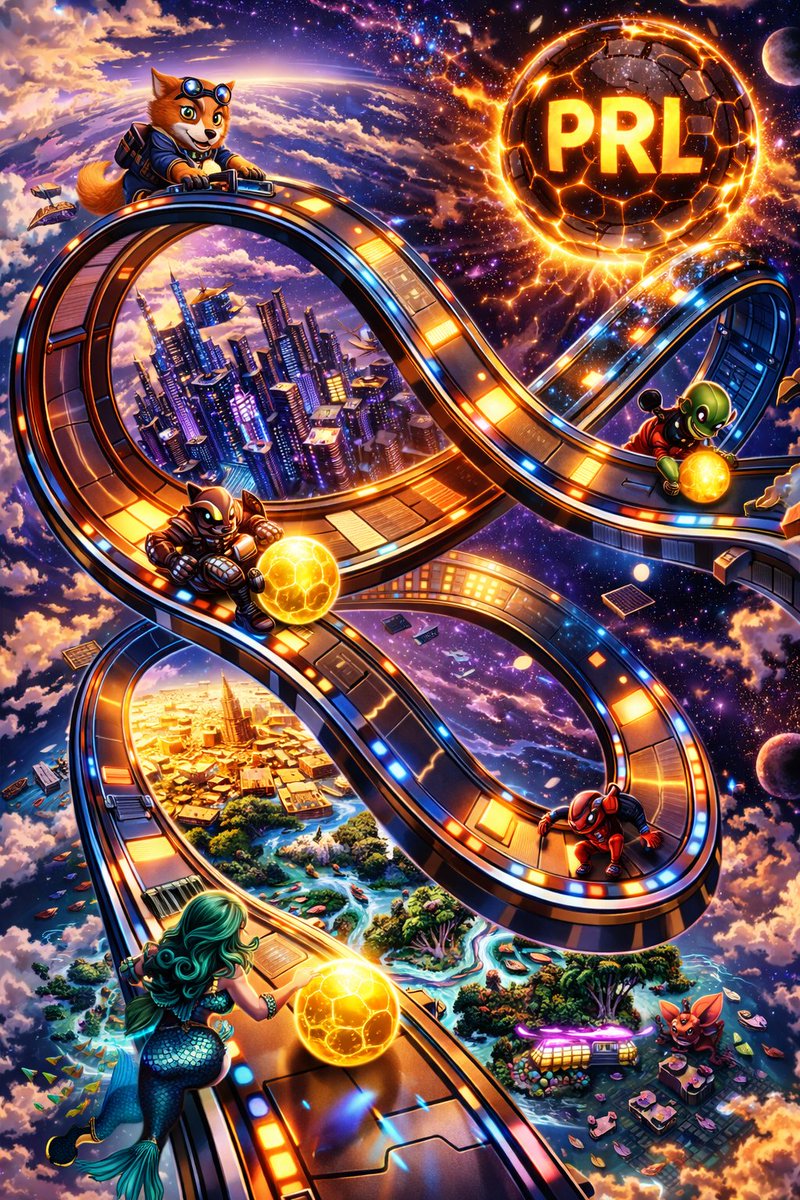 PerfectRollPlay's tweet photo. 🔁 One track. Endless possibilities.

From sky to city,
from ocean to space—
the run never stops.

Keep rolling. Keep playing.
This is where momentum becomes infinite. ⚡

#PRL #InfiniteLoop #GameFi #Web3 #NextStage https://t.co/69uTlDMl5r