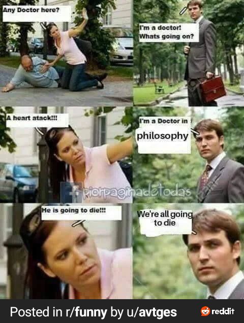 tbc0's tweet image. One of my favorite #doctor jokes. For you, @lsanger and @BMcGrewvy. #joke #philosophy #heartAttack