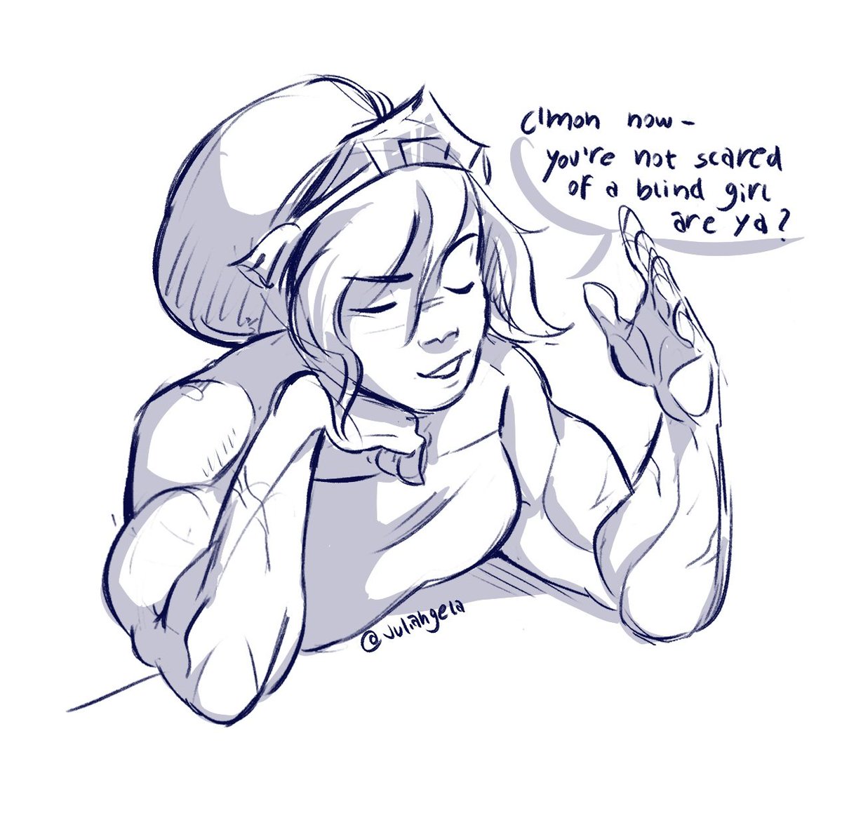 She knows she's the shit #atla #toph