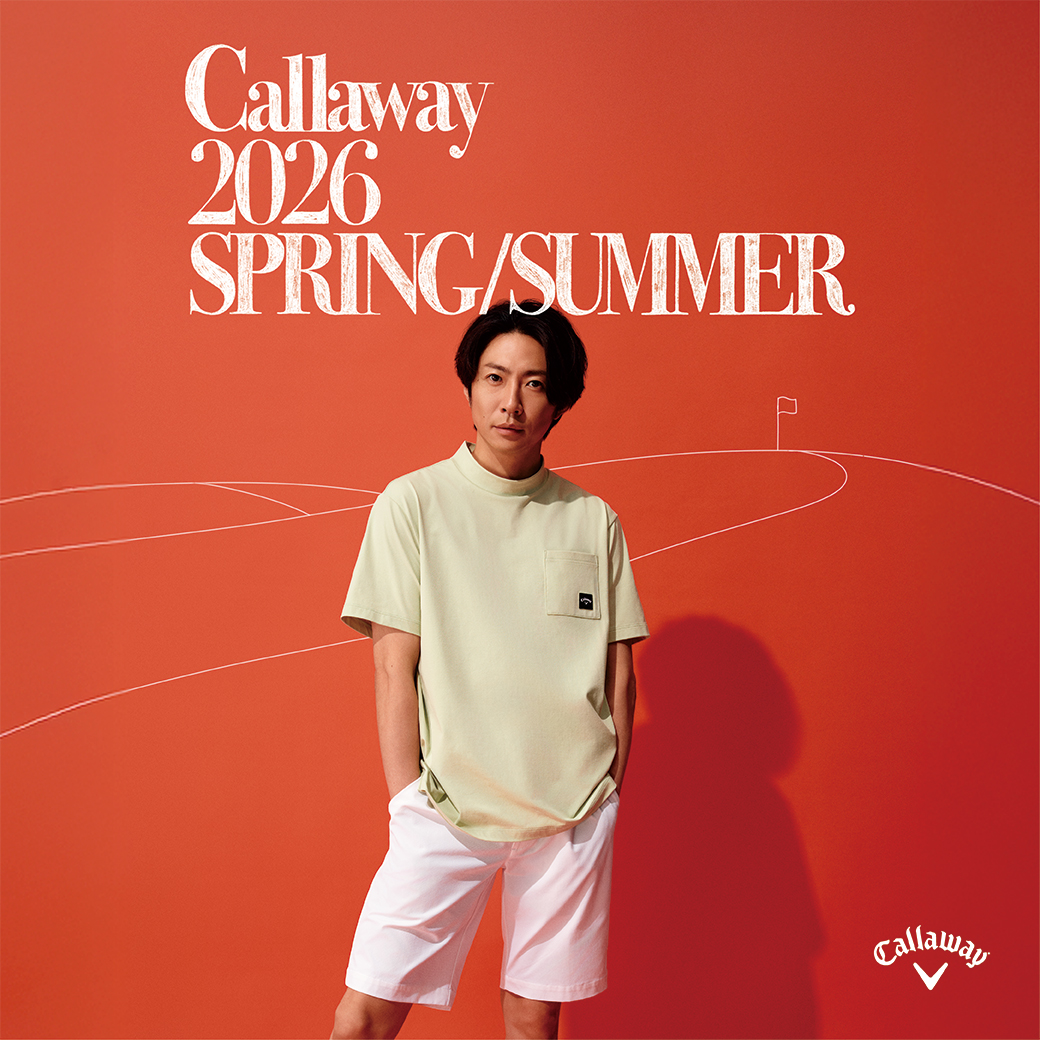 【AIBA MASAKI with Callaway Golf】
ブランドアンバサダー 相葉雅紀 さんの
 #キャロウェイアパレル 2026SS SPECIAL STYLE BOOKを公開中！ 
▼相葉雅紀さん夏のスタイリングはこちらからチェック 🔗x.gd/b0IGG