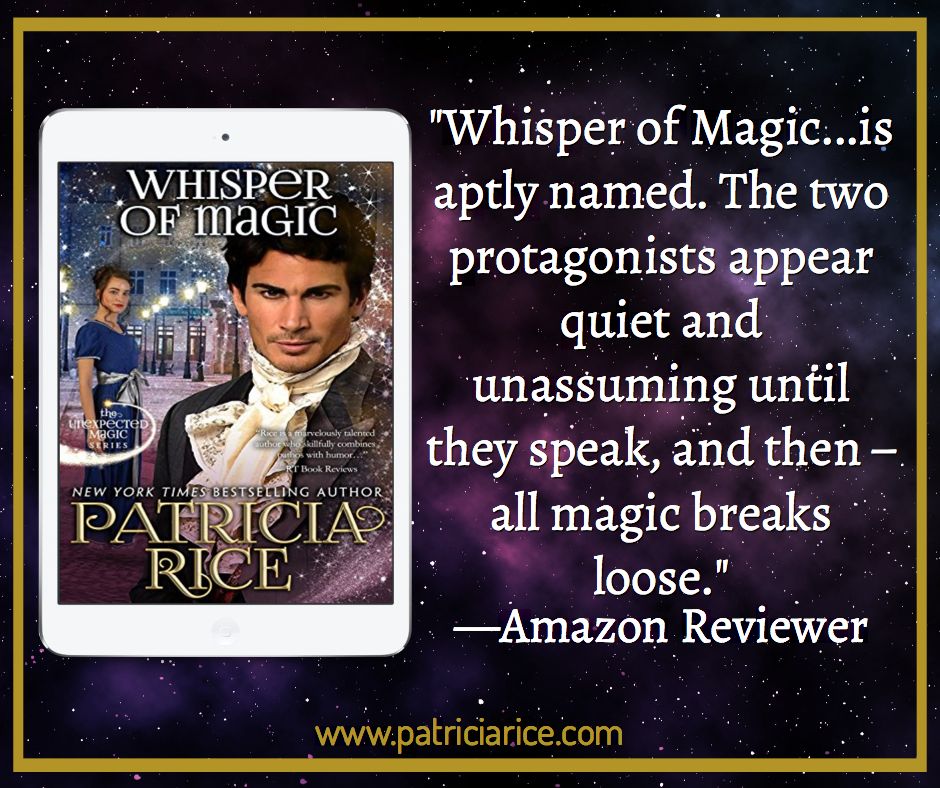 MaroliDesigns's tweet image. ❤️ A Back List Gem ❤️ Whimsical and filled with laughter, WHISPER OF MAGIC by @Patricia_Rice isn’t to be missed. @KoboBooks #KOBO  #Romance #historicalromance #PNR bit.ly/2u4QSxF
