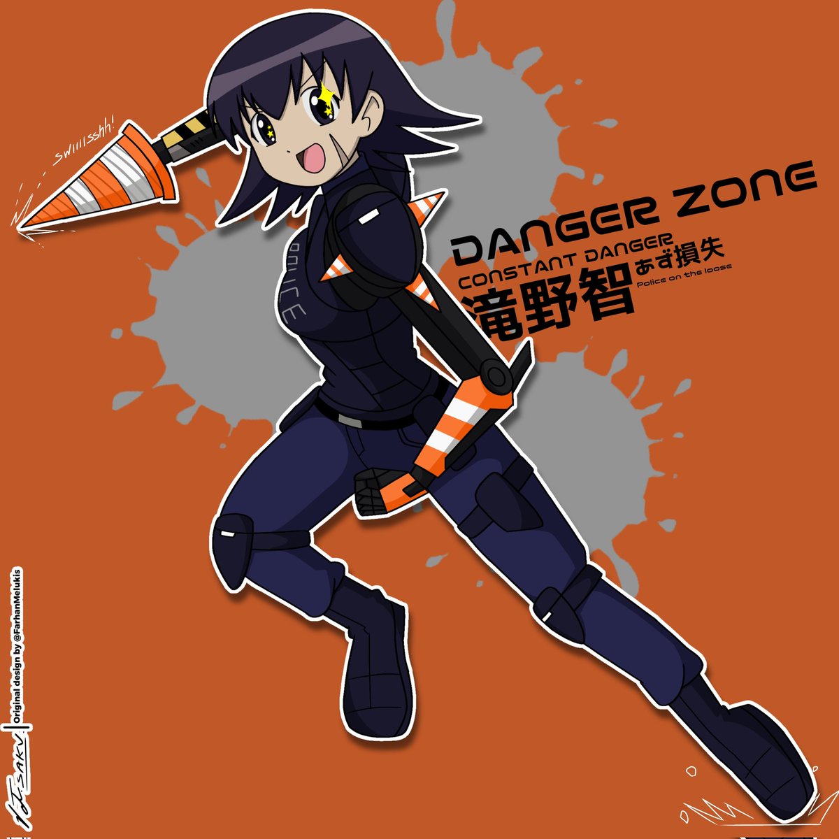 im_real_saku968's tweet image. Azuloss Tomo, arms and drill traffic cone 
@FarhanMelukis 

#AzumangaDaioh #AzuLoss #Loss  #TomoTakino #Fanart #TomoChan #あずまんが大王