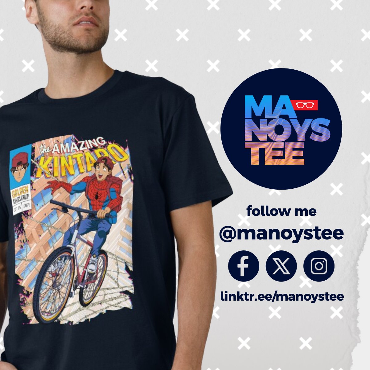 manoystee's tweet photo. "Into the Goldenverse" on redbubble
Get this shirt here: 
https://t.co/Byxyh4SNCU

#redbubble #goldenboy #spiderman #animeart #comicart #mashup #fanart #illustration #otaku #weebart #marvelcomics #animeinspired #digitalart #comiccover #artofinstagram #geekart https://t.co/X28SI0Tnmm