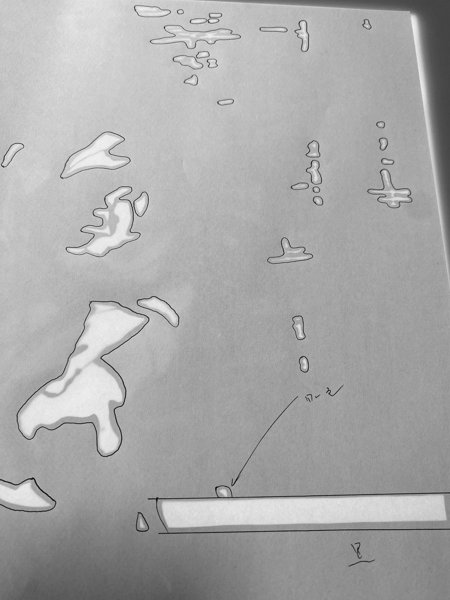 切る作品によってのりしろの大きさを変えるなどしている
午後も制作頑張ります 