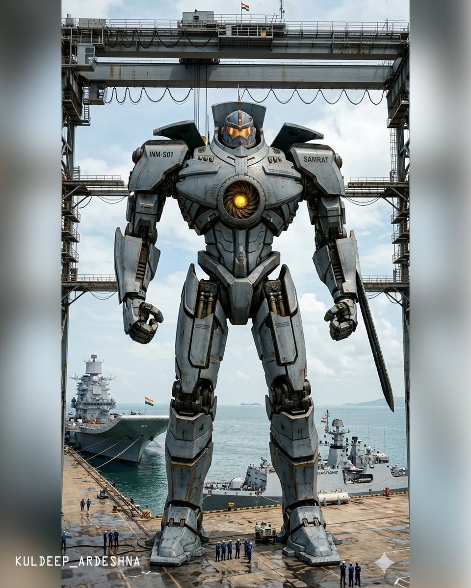 KuldeepArdeshna's tweet image. What if..  this is what our oceans look like in 2050? Presenting: INM SAMRAT ⚓ 🇮🇳  #Google #Gemini #AI #PacificRim @Google @GeminiApp @GoogleIndia