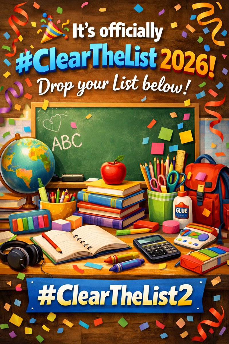 ClearTheList – Helping Teachers Clear Their Lists tweet media