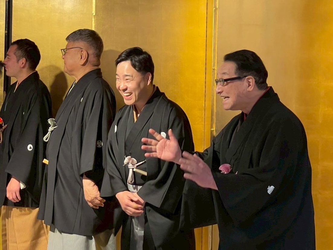落語芸術協会  真打披露パーティー
#春風亭昇吾師匠 おめでとうございます㊗️

ずっと楽しみにしていました☺️
これからもずっと応援しています‼️

#不死鳥落語 🐦‍🔥