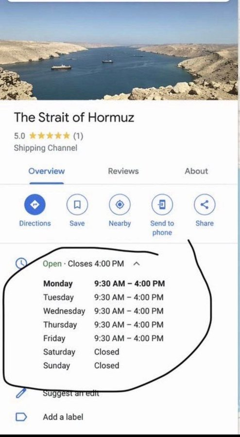carnouveux's tweet image. Thank God #SBI is not operating Hormuz 😂😂
#LunchBreak