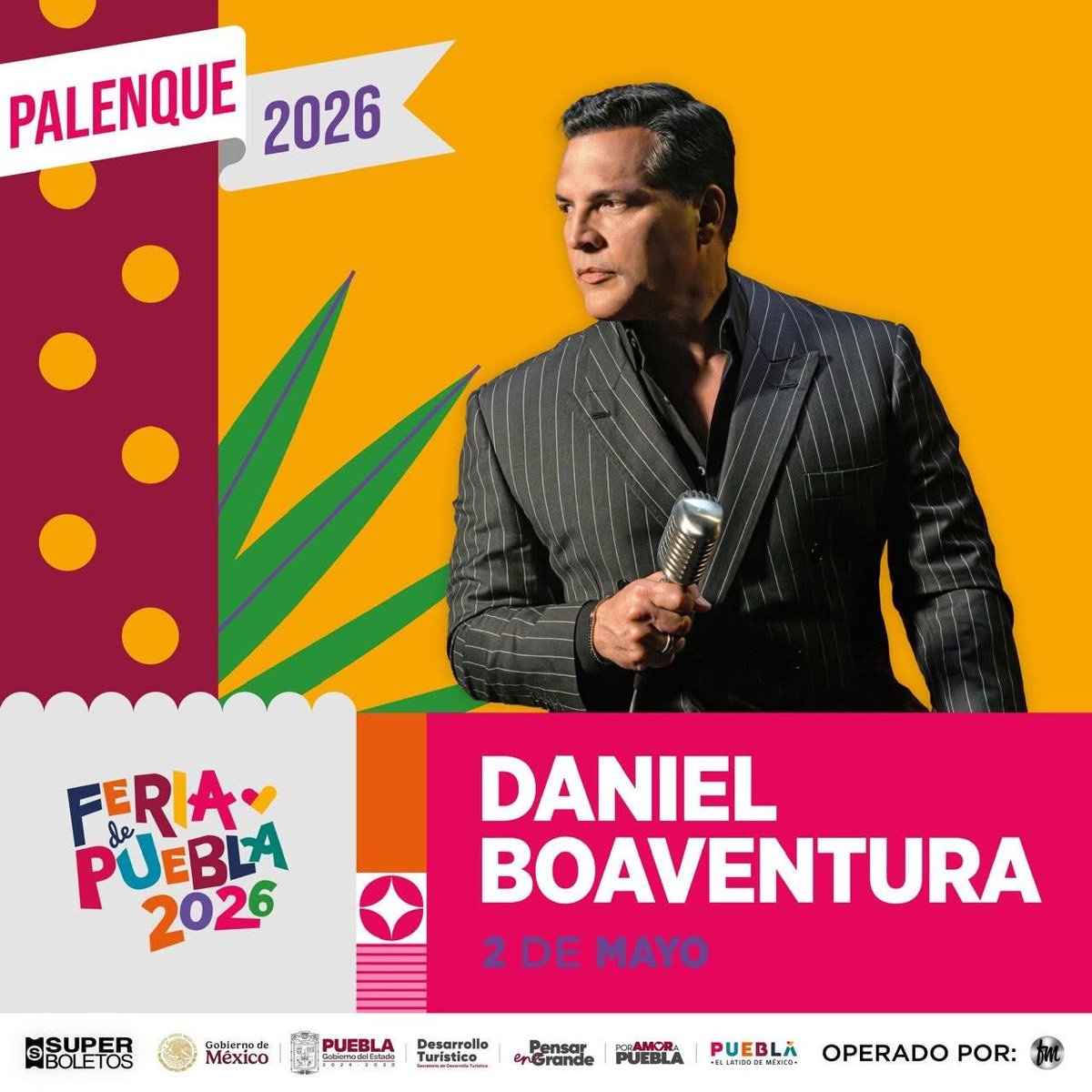 p_interactiva's tweet image. 2 de mayo – Daniel Boaventura
Una velada llena de elegancia, romance y grandes éxitos 🎼
Ideal para una noche inolvidable.
🎟️ Compra ahora
FM Producciones
#DanielBoaventura #Romance #PalenquePuebla #FeriaDePuebla #Experiencia