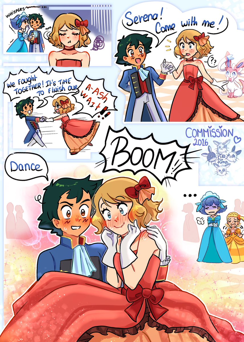 [ Redrawing a SatoSere doodle I made back in 2020!! ] 
The commissioner also wondered about the context behind so here it is , I hope you’ll like it !! ❤️

• My slots are all taken but you can be on my waitlist. Just send me a message 💌
 #pokemon #satosere #amoushipping