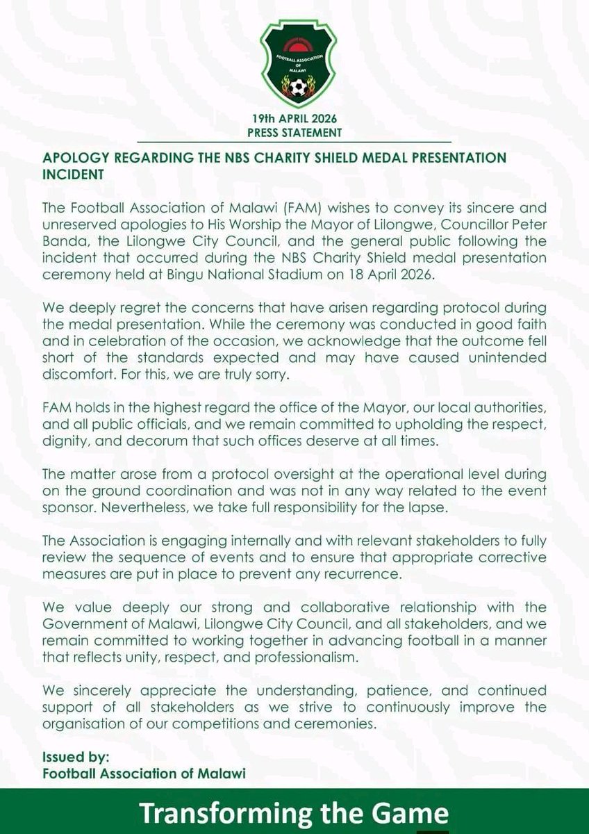 Mapopa C. Kaunda tweet media