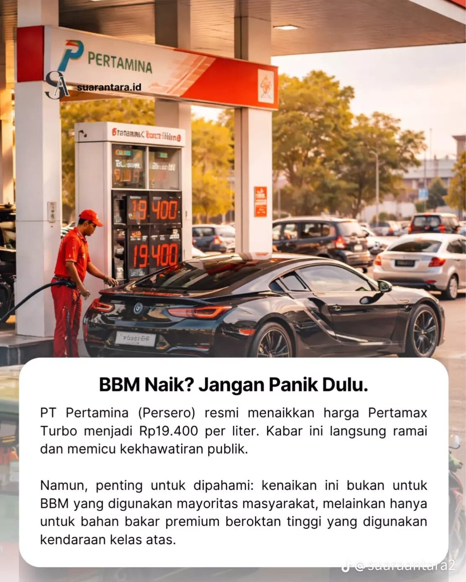spacegeekgirl1's tweet image. Kenaikan ini spesifik, bukan menyeluruh. #PertamaxTurbo #BBMNaik #Info #Fakta #jagaindonesia