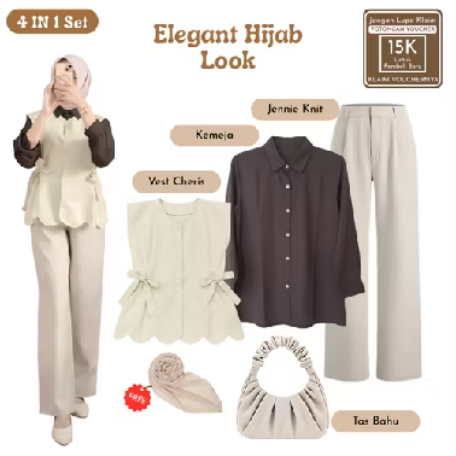 G3564002's tweet photo. 4in1 Setelan #Wanita Stylish | Vest Cherish + Celana Knit + Kemeja + #Tas | OOTD Kantor &amp; Hangout SB135 #hijab 

harga Rp164.633.

 https://t.co/Kf6KV0aC4M https://t.co/OcGFTG9icU