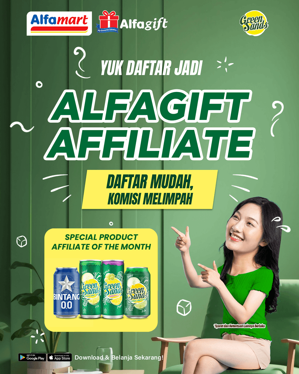 alfagift_idn's tweet photo. Sambil ngobrol santai, Kamu bisa banget sekalian share link Alfagift Affiliate loh! Rekomendasiin Bintang Zero &amp; Green Sands ke temen-temen Kamu. Siapa tau jadi cuan tambahan.

Nah! Kalo Kamu belum join, yuk daftar dulu. Gampang kok 😉⁣ https://t.co/4CWSfTmVXB
