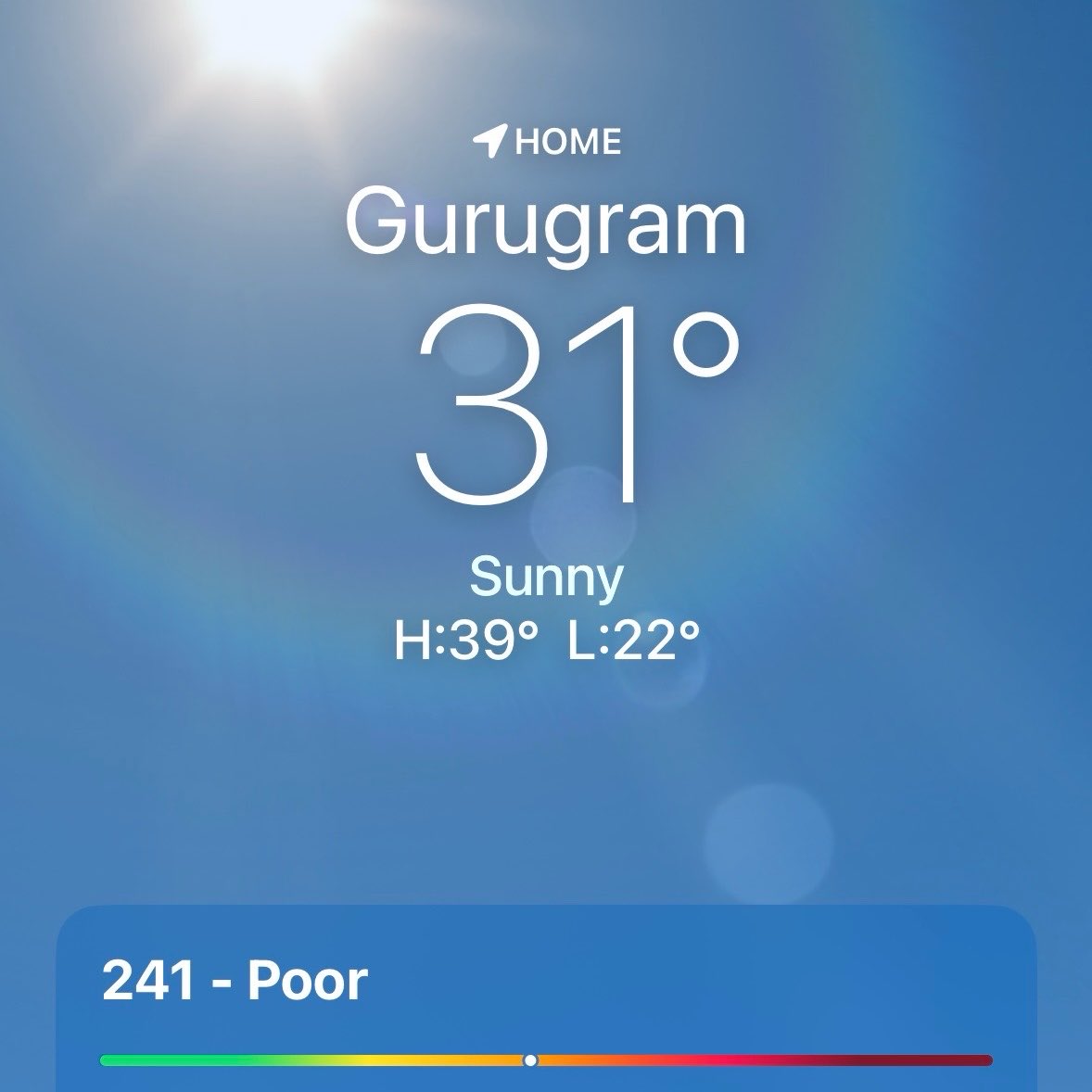 ImRaghu21's tweet photo. What is the temperature in your city? This is the temperature in my city. https://t.co/V4aCqgd27X