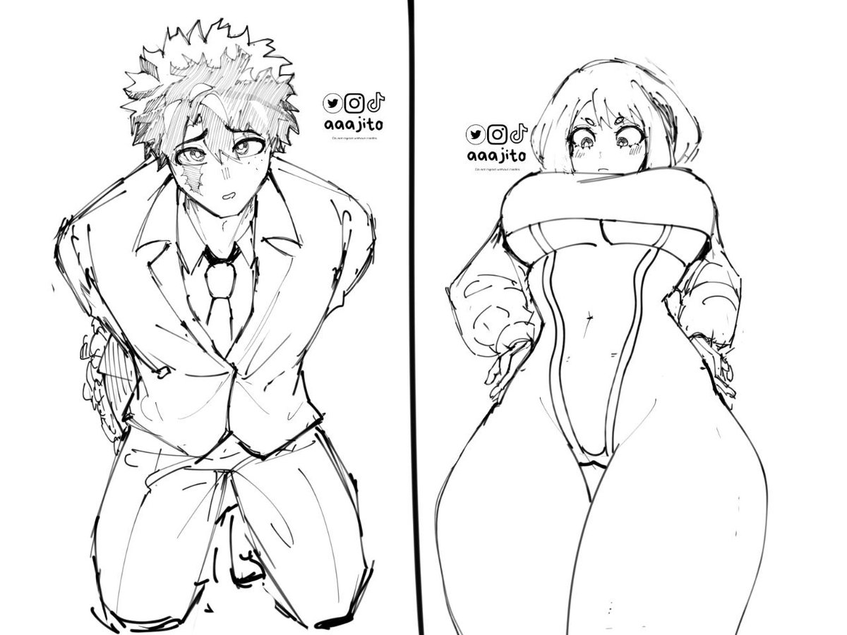 AjoAjoArts's tweet photo. Someone's in trouble. 
Do you think Uraraka will forgive him? 
#Izuocha #Dekuocha #IzukuMidoriya #urarakaochako #MHA #MyHeroAcademia #出茶 #デク茶 #dekucha #Deku #BNHA https://t.co/iLfJJeAvLK