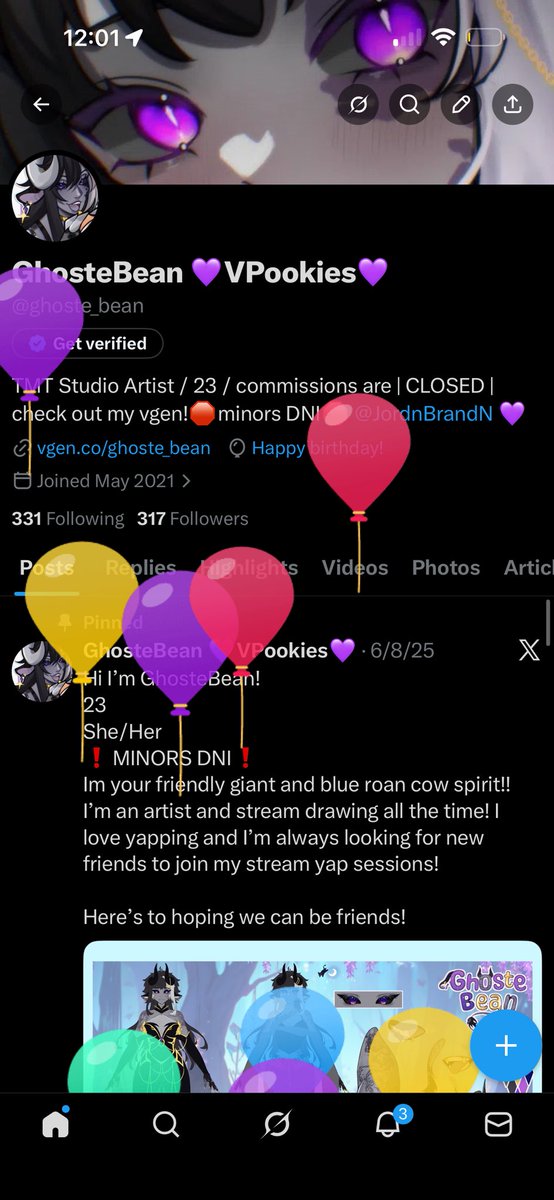 GhosteBean 💜VPookies💜 tweet media