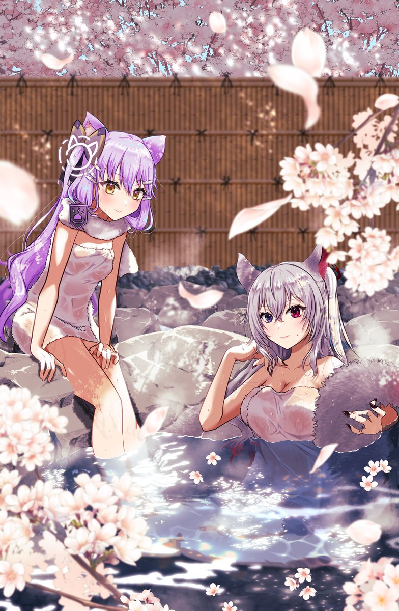 What a good time for an onsen break. No peaking OwO

🎨: mu_tu_bu