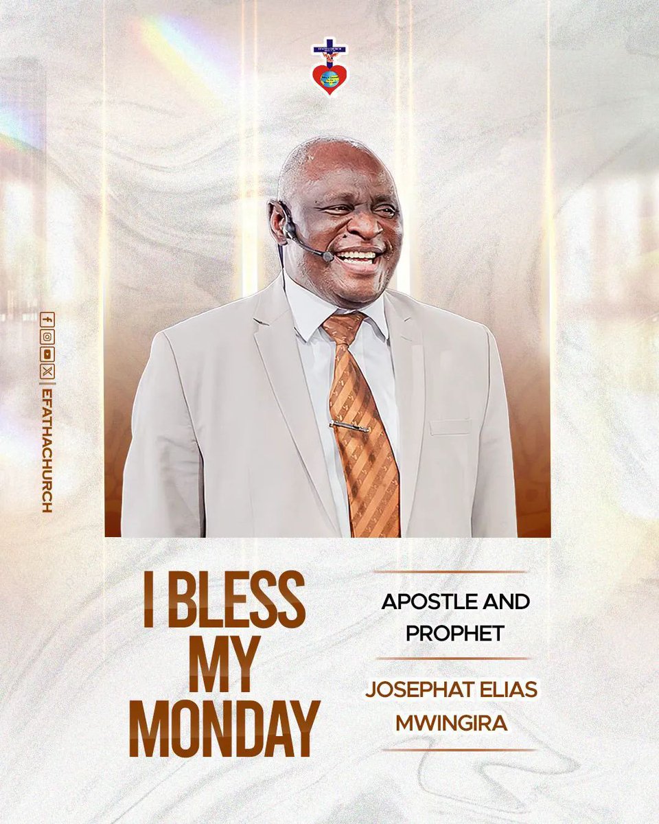 efathachurch's tweet photo. NAIBARIKI JUMATATU YANGU. 

Nimebarikiwa Niingiapo, Nimebarikiwa na Nitokapo, Wema na Fadhili za BWANA hakika zitanifuata, Siku zote za Maisha Yangu ili niutazame Uzuri wa BWANA na kutafakari Hekaluni MWAKE, Mimi ni wa Juu tu, Mimi ni wa Kileleni tu. 

Mimi NIMEBARIKIWA na BWANA. https://t.co/i1l723HRxi