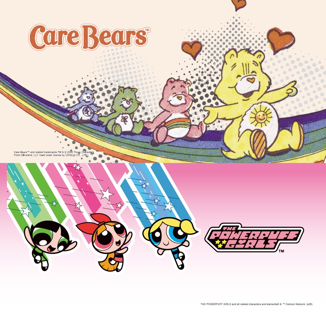 UniqloThailand's tweet image. 🧸💖 น่ารักใจละลาย! กับ Cheerful Characters UT ลายใหม่ คลิกเลย!​

ยกขบวนแก๊ง #CareBears และ #ThePowerpuffGirls มาอยู่บนเสื้อยืดดีไซน์สุดคิวท์ ​🌈✨ ​

ช้อปคลิก! s.uniqlo.com/ut_cheerful-ch… ​
​
#UniqloThailand #UniqloUT #WITHUT #UT #CheerfulCharactersUT