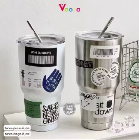 adani89559's tweet photo. Nyari #tumbler dengan desain estetik dan kekinian?, ada tumbler ini dengan harga under 60ribuan, tahan panas6jam dan dingin 8 jam jadi awet buat aktivitas harian diluar, gratis sedotan dari stainlessteel https://t.co/ssahmY24mn