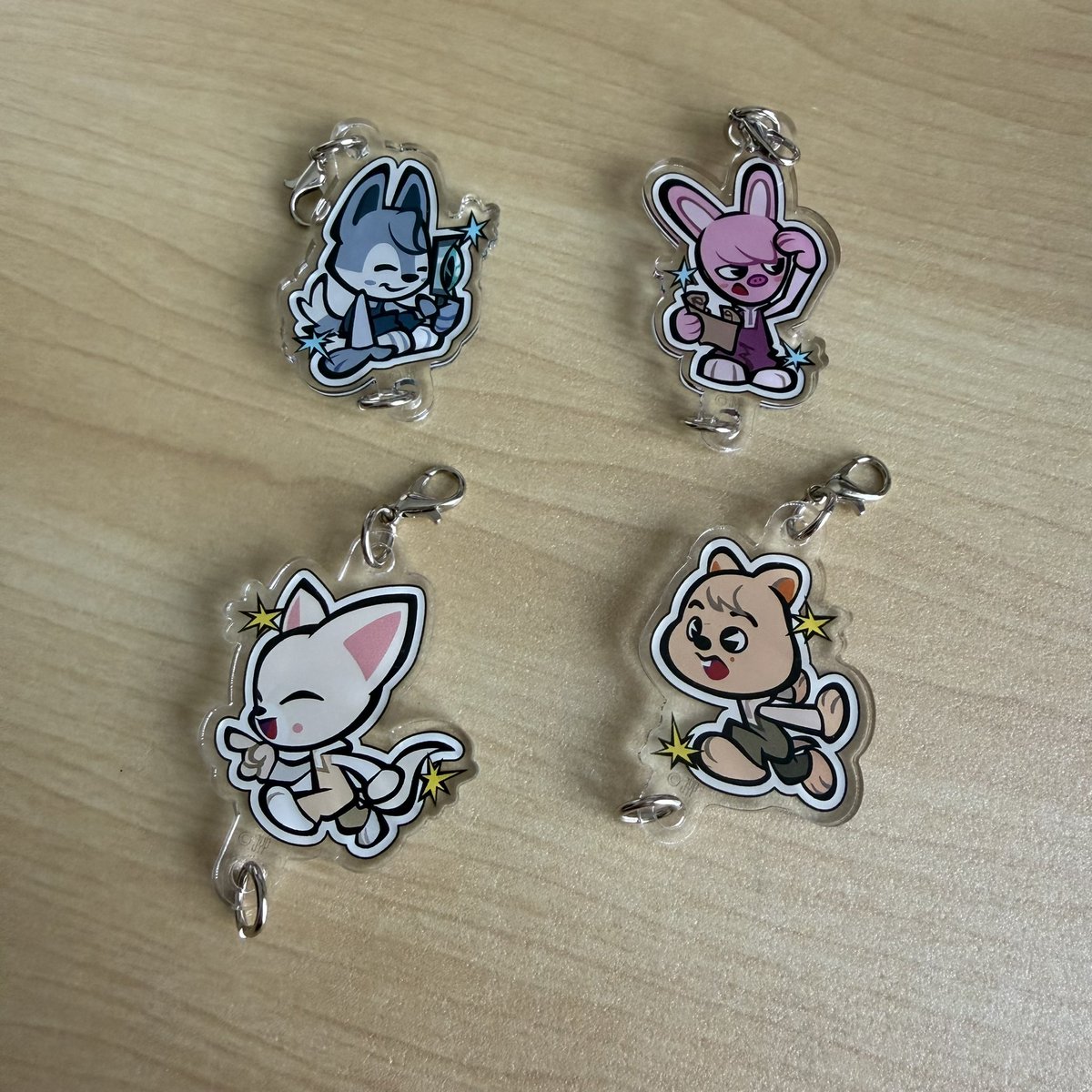 __ponpanp's tweet photo. straykids EXHIBITION"We STAY,together" 交換 

譲: 連結アクリルキーホルダー
　ウルフチャン　トエッキ　
　クオッカ　フォクシニー

求: ポガリ

#straykids #交換 #アクキー https://t.co/lkVbexKJmb