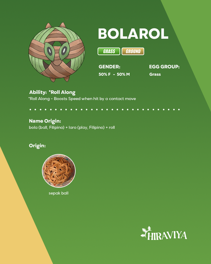 CHADinskeeArt's tweet image. Hiraviya 076 
BOLAROL                               

#fakemon #pokemon