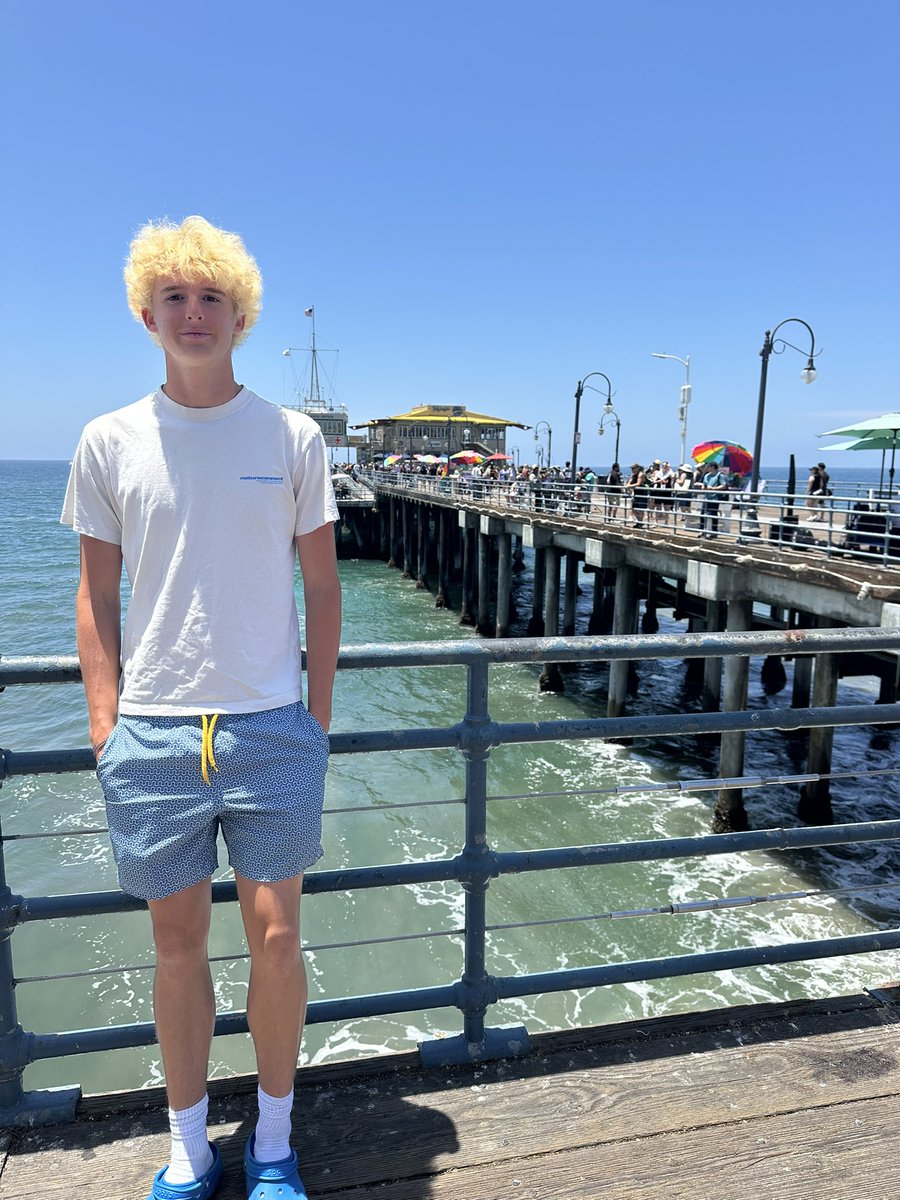 MaxSkinner2009's tweet image. Good food, fun times with my dad!  #dodgers #santamonicapier #beefdip