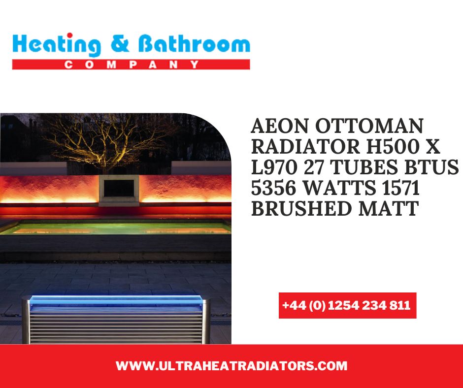 ultraheatuk's tweet image. Ultraheat Radiators | Aeon Ottoman #Radiators Brushed Matt - #Aeon #Ottoman #Radiator H500 X L970 27 #Tubes #BTUs 5356 #Watts 1571 #Brushed #Matt!!!

#UltraheatRadiators #UltraheatPlanal #UltraheatCompact #UltraheatTrojan

Visit: ultraheatradiators.com

Quick Call: 01254 234811