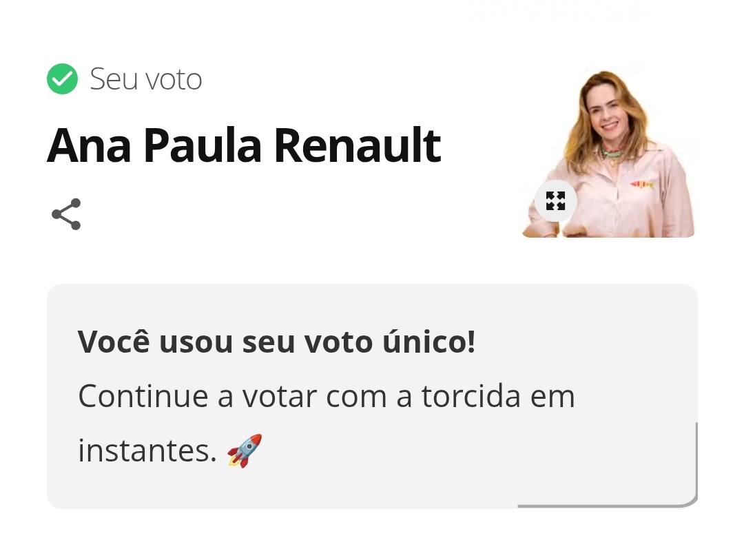 Bu_sanches's tweet photo. @anapaularenault Opa https://t.co/YXYfmyDcPc
