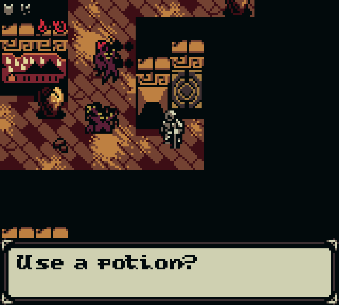 ZaniPixels's tweet image. The world above has burned… and the Abyss whispers. Are you ready to face what waits below?

- Get the digital release!🎮- linkly.link/2gnMn

- Get the physical release!🎮- bitmapsoft.co.uk/product/lights…

#gameboy #retro #gbstudio #darksouls #gbcompo