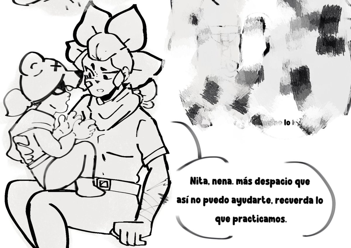 Tio_Dioni's tweet image. Doodles de un hc con Shelly.

Nadie me quita el dedo del renglón que Shelly es buena con los niños. Al menos con los de sus amigos xd (Jessie, Nita y León) 

#brawlstars #doodleart