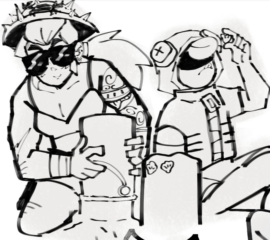 Tio_Dioni's tweet image. Doodles de un hc con Shelly.

Nadie me quita el dedo del renglón que Shelly es buena con los niños. Al menos con los de sus amigos xd (Jessie, Nita y León) 

#brawlstars #doodleart