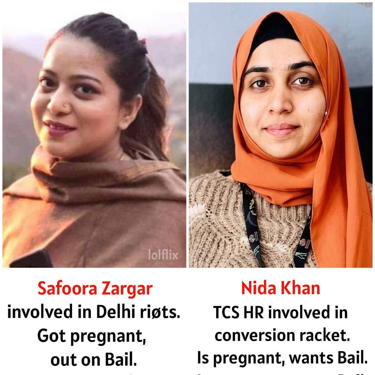 Pregnancy is faster than bail😜😜 they knew the loopholes of judiciary..  

Do crime 
get pregnanat 
apply for bail 🤣🤣🤣 what a joke of the system and law...