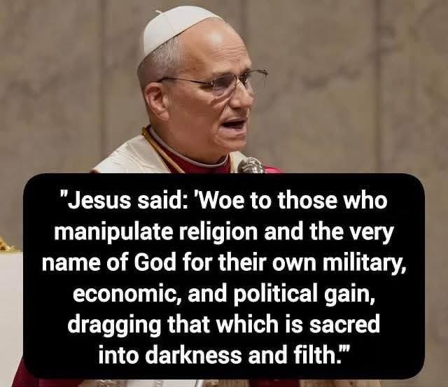 TheDemSlayer's tweet image. Exactly WHERE did Jesus say this, Bob?  I’d really love to know.

Oh, that’s right.  Jesus didn’t!

THIS is what’s called BLASPHEMY!

You want to know HOW the Catholic Pope can put these disgusting, lying words of leftist ideology directly into the mouth of the Messiah and get