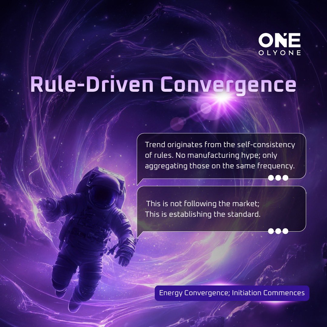 OlyOneOfficial_'s tweet photo. The world is inherently noisy; only those on the same frequency can hear the deep resonance π‘
We are not merely selecting partners,
but intelligent minds who deeply align with βrule-drivenβ consensus π§
#OLYONE #RuleDriven #Web3Consensus #UnderlyingLogic https://t.co/uqP4I3boyq