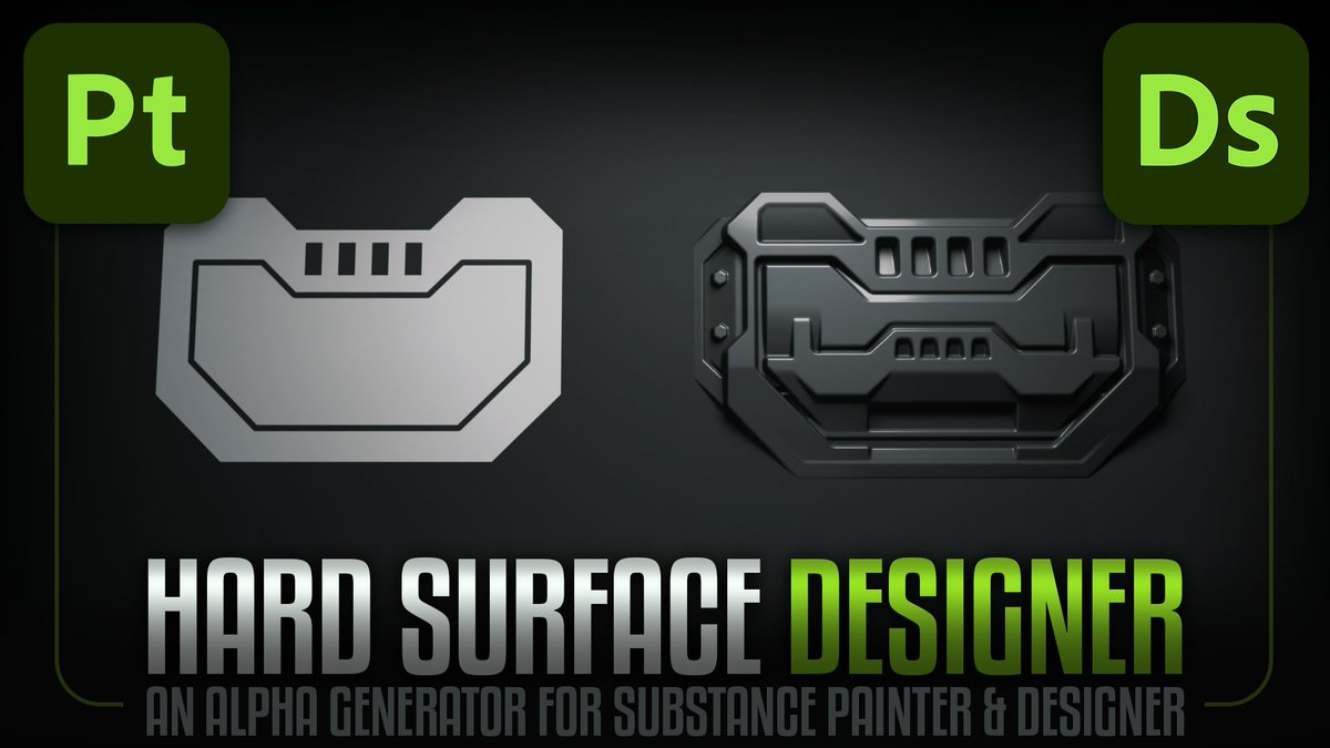 FuriousCrumb's tweet image. Happy to share that my hard surface alpha tool for Substance is out! Loads of flexibility, presets and control to fine tune the perfect panel, greeble, or scifi detail!

artstation.com/marketplace/p/…

#3DArt #SubstancePainter