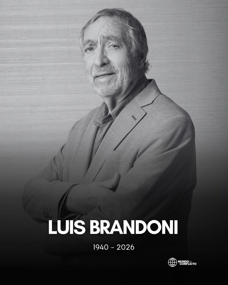 ⚫ El actor y dirigente político Luis Brandoni falleció a los 86 años. Figura central del cine y el teatro nacional, deja un legado imborrable en la cultura argentina tras protagonizar clásicos como "Esperando la carroza" y "La tregua".