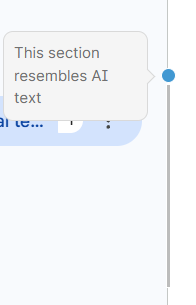 In college, we were scared about Plagarism. Now, it's this? Or companies have started accepting that everything is now AI-generated.
Anyway, Google Docs showed me this, and I feel bad that this doesn't look like my original work.